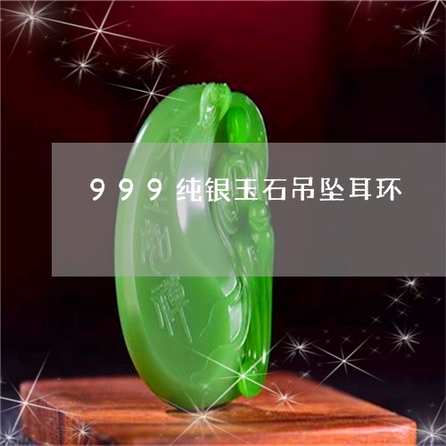 999纯银玉石吊坠耳环/2023070953805