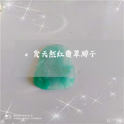 a货天然红翡翠牌子/2023121016949