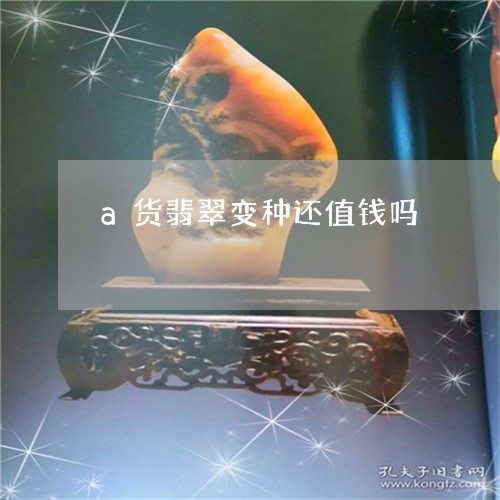 a货翡翠变种还值钱吗/2023041007261