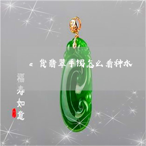 a货翡翠手镯怎么看种水/2023070805268