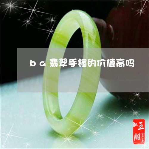 ba翡翠手镯的价值高吗/2023070883036