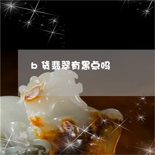 b货翡翠有黑点吗/2023050147249