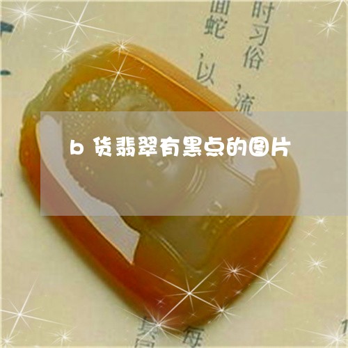 b货翡翠有黑点的图片/2023041030361