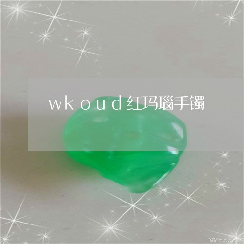 wkoud红玛瑙手镯/2023041093917