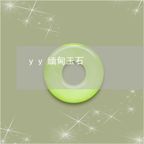 yy缅甸玉石/2023080117359