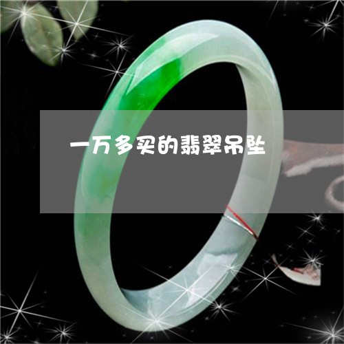 一万多买的翡翠吊坠/2023033124058