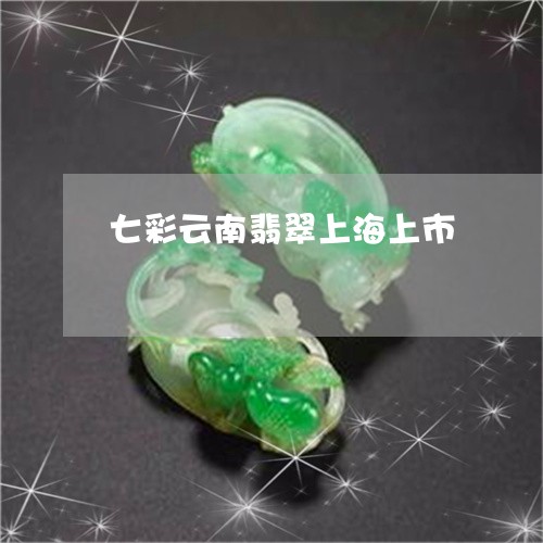 七彩云南翡翠上海上市/2023041096147