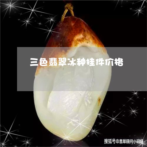 三色翡翠冰种挂件价格/2023041160602