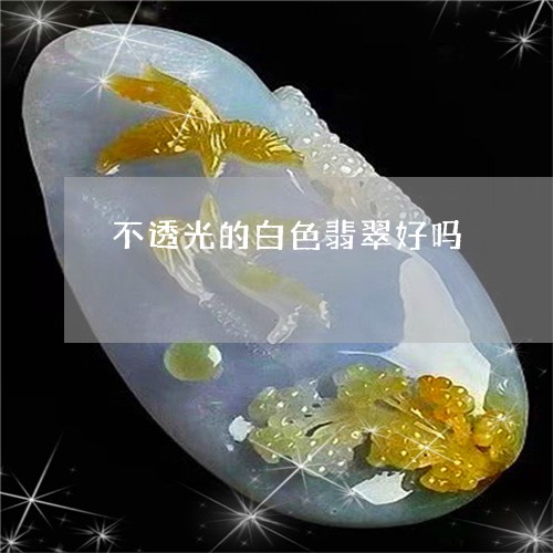 不透光的白色翡翠好吗/2023041112835