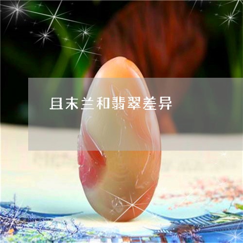 且末兰和翡翠差异/2023052145927