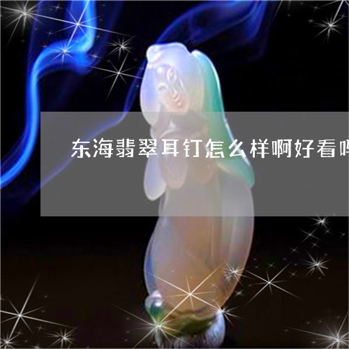 东海翡翠耳钉怎么样啊好看吗/2023100707494