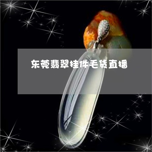 东莞翡翠挂件毛货直播/2023082514361