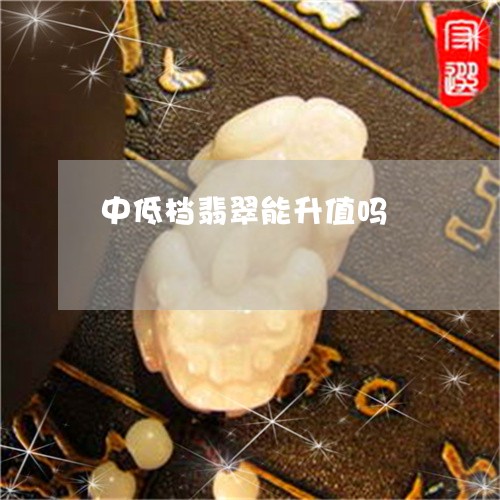 中低档翡翠能升值吗/2023040189693