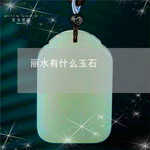 丽水有什么玉石/2023042561495