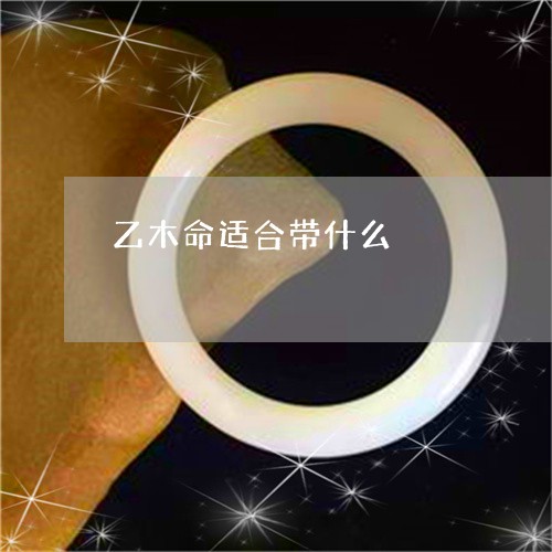 乙木命适合带什么/2023052012895