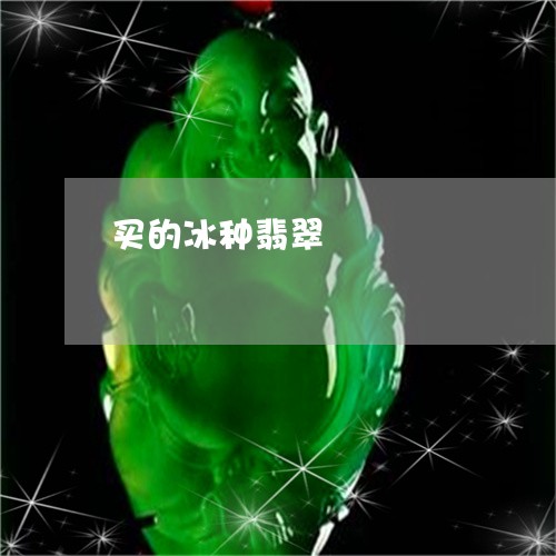 买的冰种翡翠/2023080181402