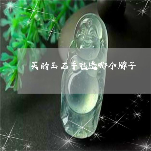 买的玉石手电选哪个牌子/2023070818270