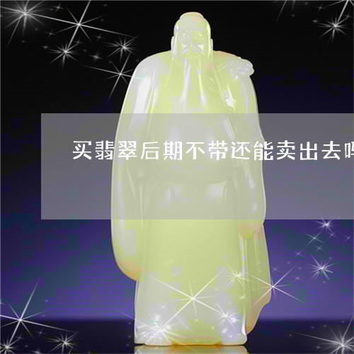 买翡翠后期不带还能卖出去吗/2023100539381