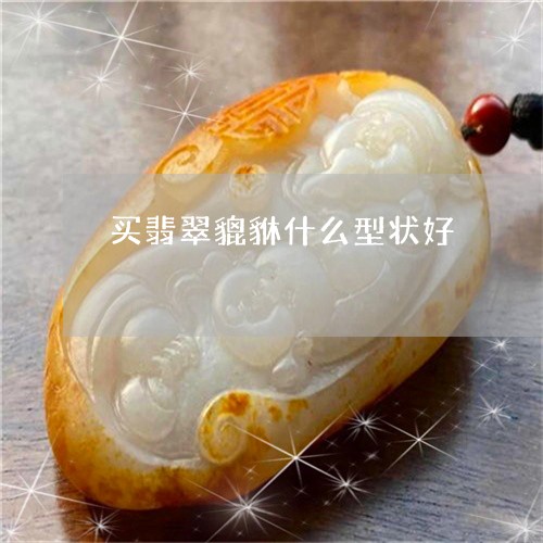 买翡翠貔貅什么型状好/2023041085070