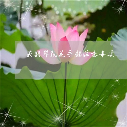 买翡翠飘花手镯注意事项/2023070896260