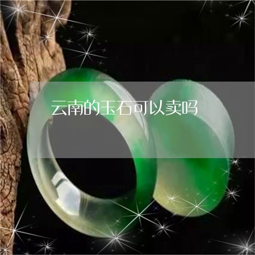 云南的玉石可以卖吗/2023122081605