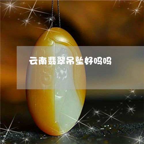 云南翡翠吊坠好吗吗/2023122092137