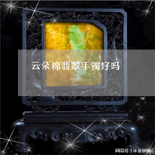 云朵棉翡翠手镯好吗/2023033027260