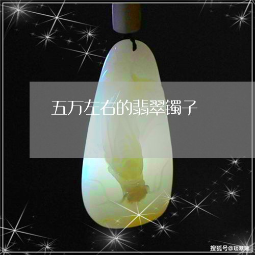 五万左右的翡翠镯子/2023122066372