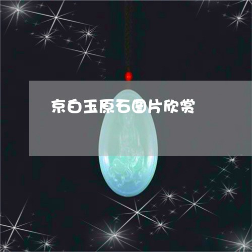 京白玉原石图片欣赏/2023033026149