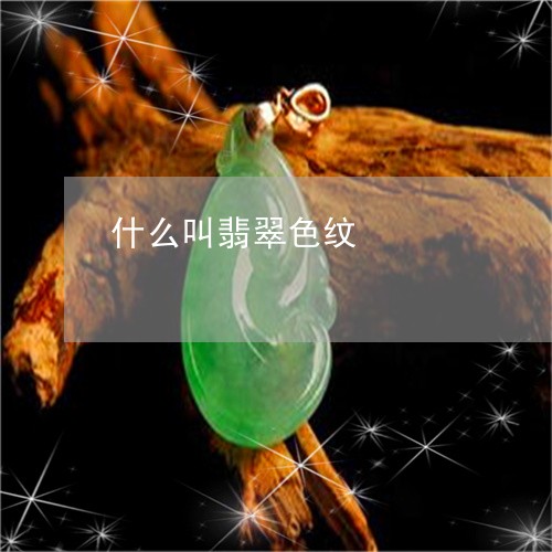 什么叫翡翠色纹/2023100673715