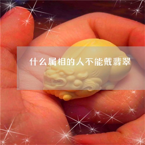 什么属相的人不能戴翡翠/2023070790362