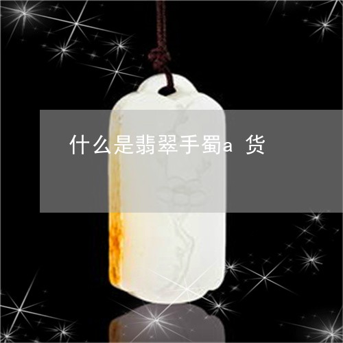 什么是翡翠手蜀a货/2023033156161