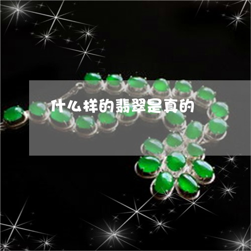 什么样的翡翠是真的/2023033137591