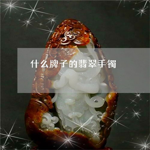 什么牌子的翡翠手镯/2023033189181