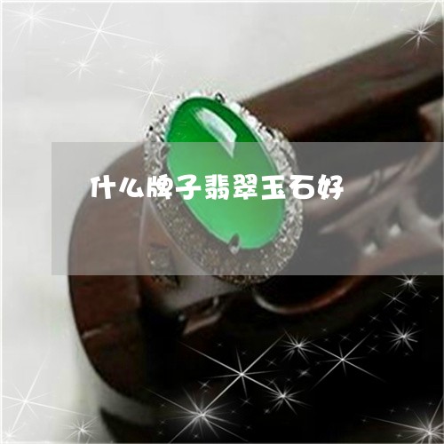 什么牌子翡翠玉石好/2023033152794