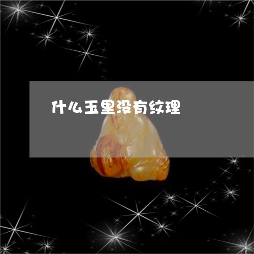 什么玉里没有纹理/2023042816260