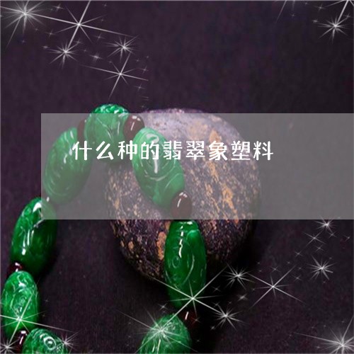 什么种的翡翠象塑料/2023033139473