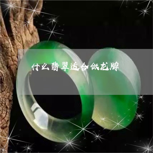 什么翡翠适合做龙牌/2023033139362