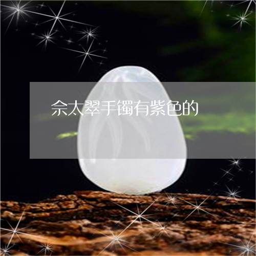 佘太翠手镯有紫色的/2023033063703