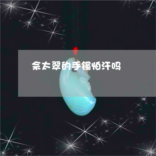 佘太翠的手镯怕汗吗/2023121973716