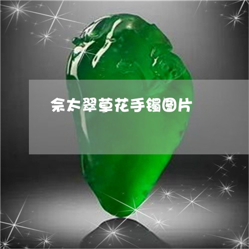 佘太翠草花手镯图片/2023121904826