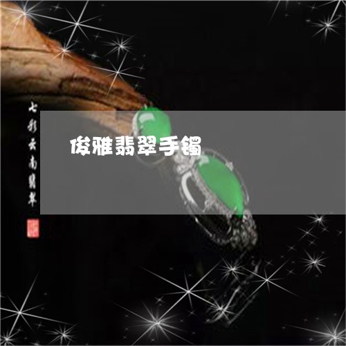 俊雅翡翠手镯/2023073111715