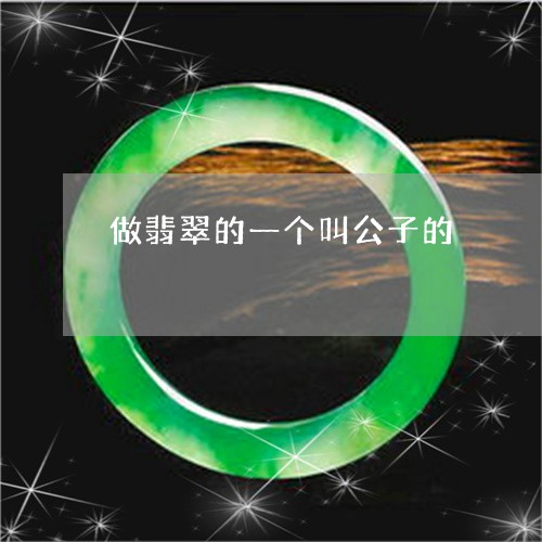 做翡翠的一个叫公子的/2023051151483