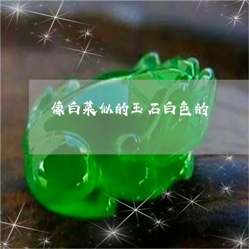 像白菜似的玉石白色的/2023051180303