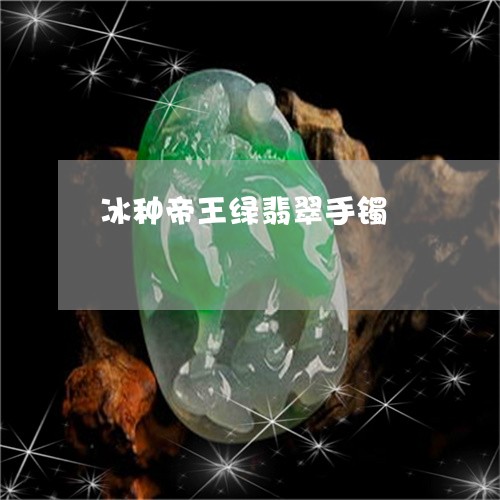 冰种帝王绿翡翠手镯/2023033033725