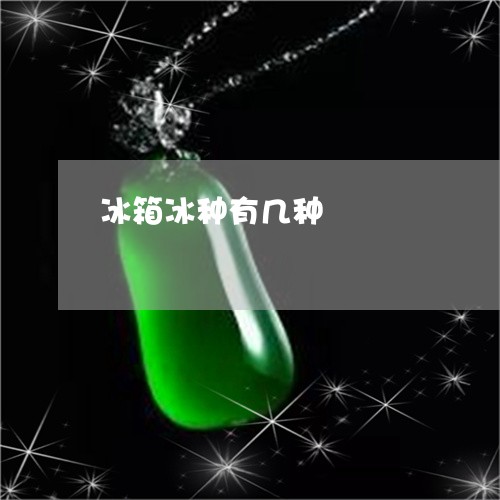 冰箱冰种有几种/2023062566050