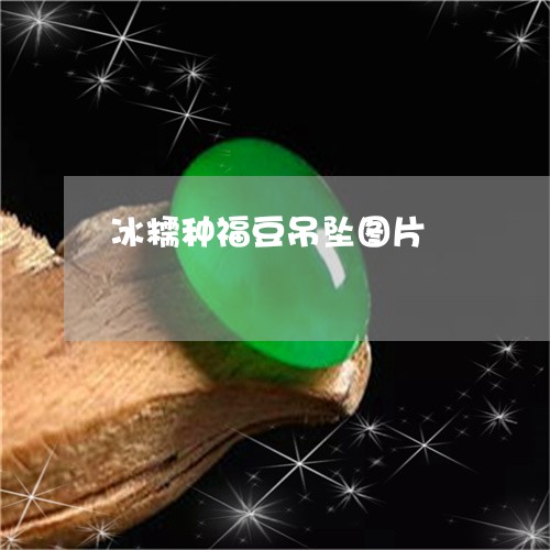 冰糯种福豆吊坠图片/2023033194924