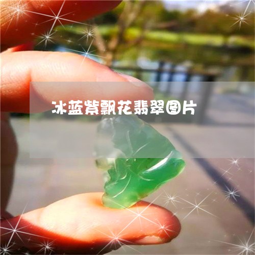 冰蓝紫飘花翡翠图片/2023033168261