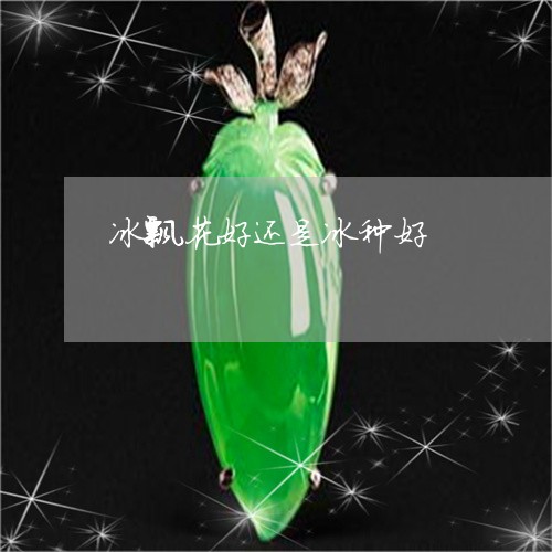 冰飘花好还是冰种好/2023033020270