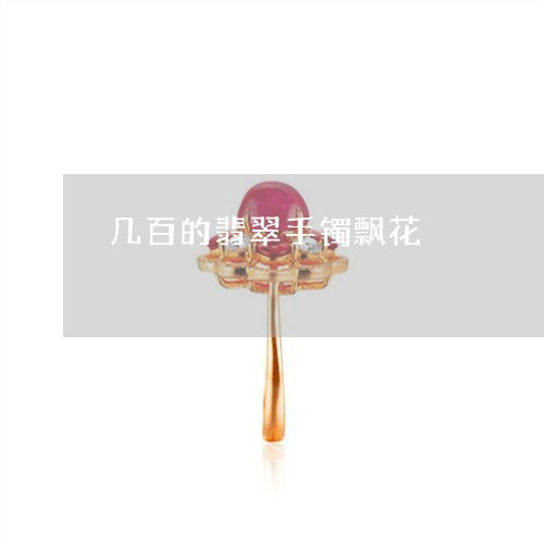 几百的翡翠手镯飘花/2023033029261